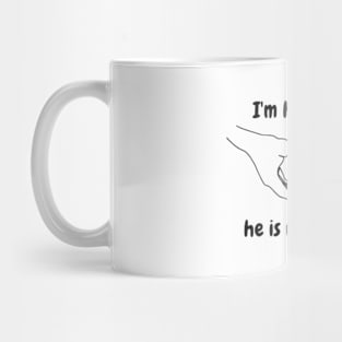 I'm his voice he is my heart Mug